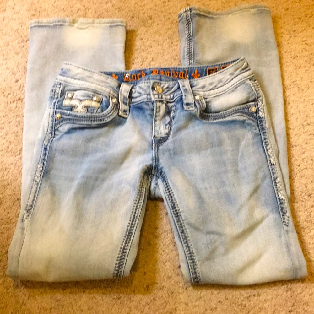 Rock Revival Raven Bootcut light wash Jeans 26